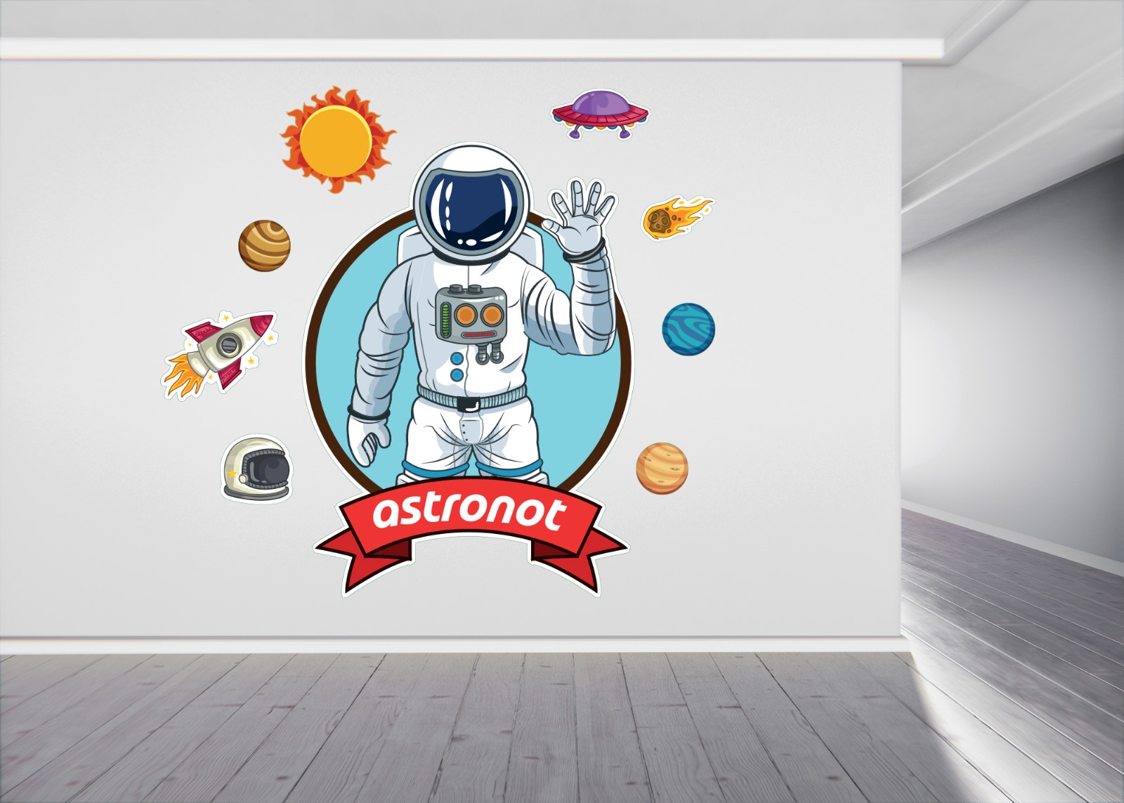 Astronot Okul Posteri