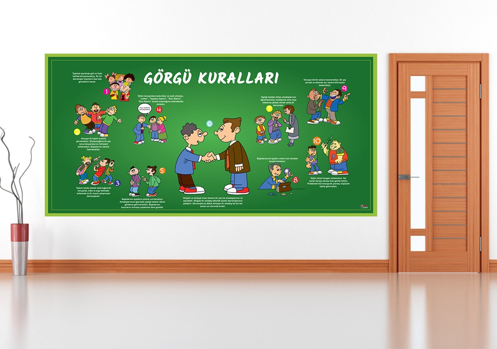 Gorgu Kurallari Okul Posteri Okulposterleri Com